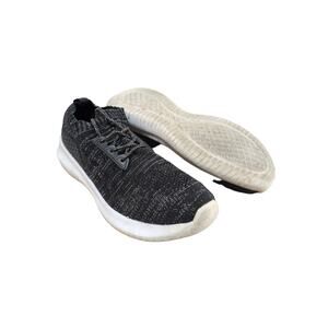 Lightweight Knit Athletic Shoes Black/White Size 8 Comfortable Sneakers